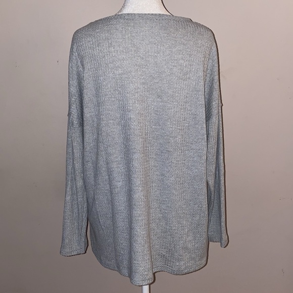 Bibi Waffle Knit Long Sleeve Shirts - Set of 2 - Picture 7 of 16